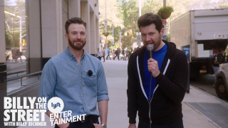Billy Eichner hits the street with Chris Evans, just happens to run into Paul Rudd